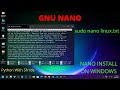 How to install nano editor in windows 781011  command line text editor