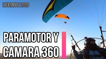 Paramotor, Increíbles tomas con la  Camara Insta 360 X2