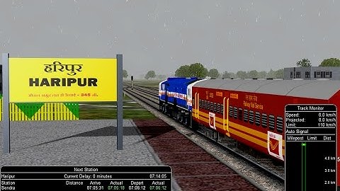 19032 YOGA EXPRESS PART ONE FROM AJMER TO SOJAT ROAD || IR IN MSTS OPEN RAIL