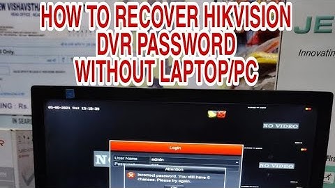 How to reset Hikvision DVR Password   | Easy Trick 2021 |  Hikvision Password Recovery | by Amc Tech
