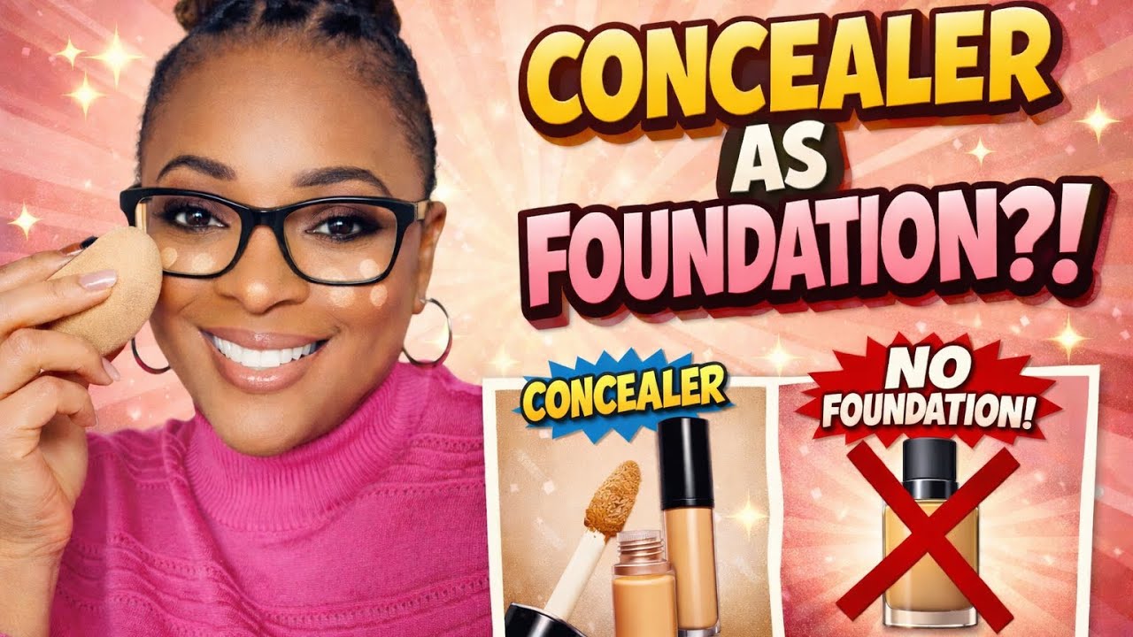 Full Face Using ONLY Concealer (No Foundation!)