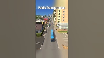 Not all forms of Public Transportation are efficient in Cities: Skylines #shorts
