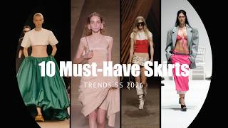 10 Must Have Skirts Trends Spring 2026 - 4K