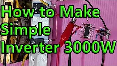 Simple Powerful 3000W Inverter // Simple Homemade 3000 Watt Inverter With IRFP450