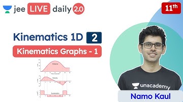 JEE: Kinematics 1D L2 | Kinematics Graphs - 1 | Unacademy JEE | IIT JEE Physics | Namo Kaul