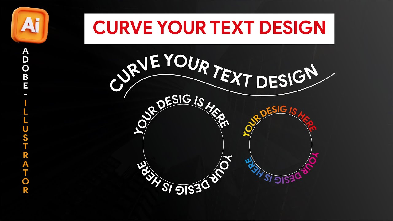 How to Create Perfect Curved Text in Adobe Illustrator 2026 |Easy ...