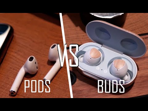 Galaxy Buds vs Apple Airpods : საუკეთესო უსადენო ყურსასმენების შედარება