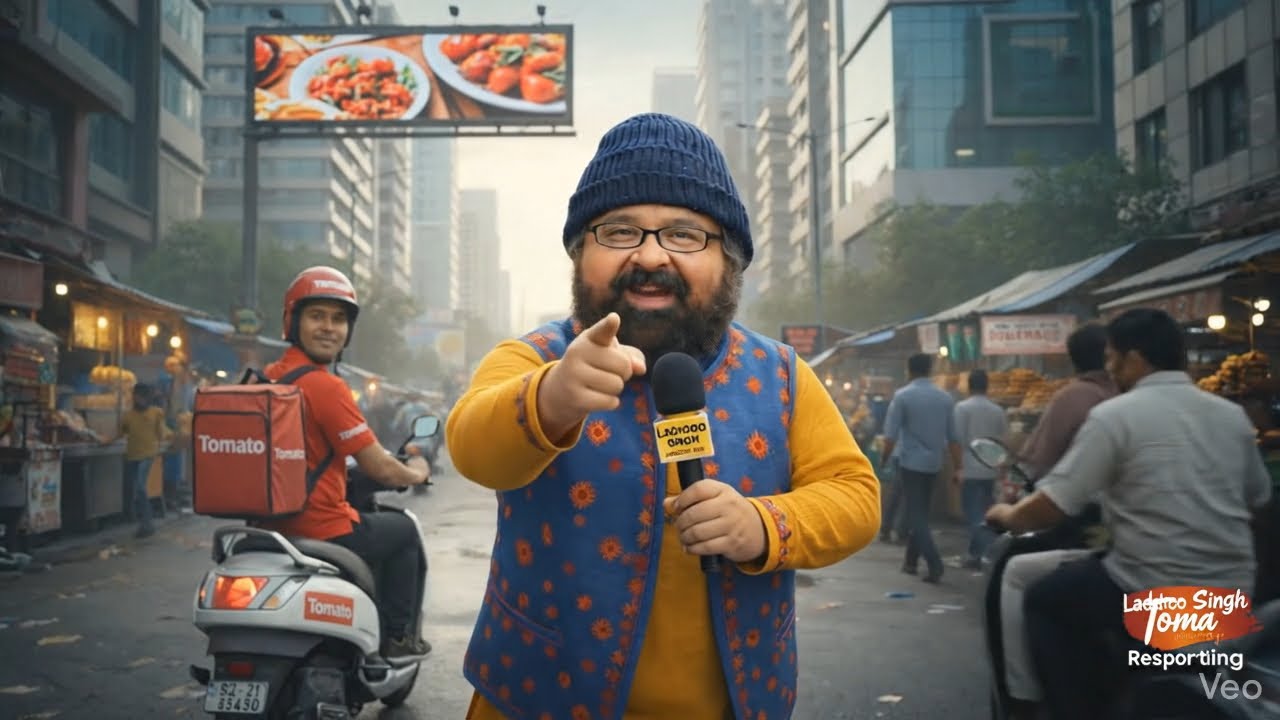 Tomato Delivery Boy Viral Video - Laddooo Singh Sabse Tej Reporter