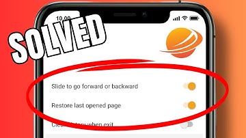 How to enable swipe navigation in Fiery Browser