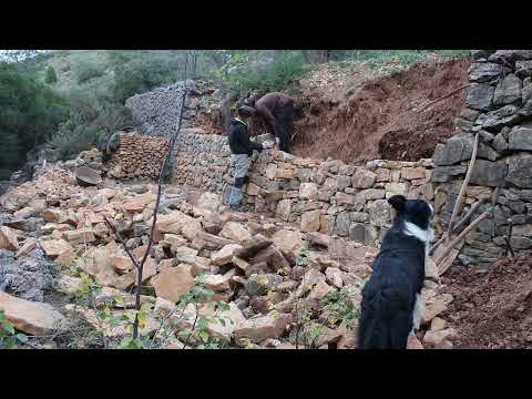 Repair of dry stone benches (Solsida)