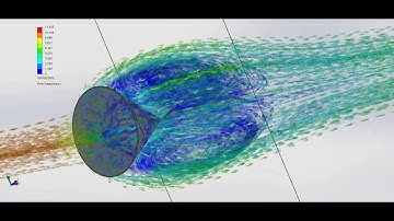 Flow analysis for profile Shape cone - reverse flow.