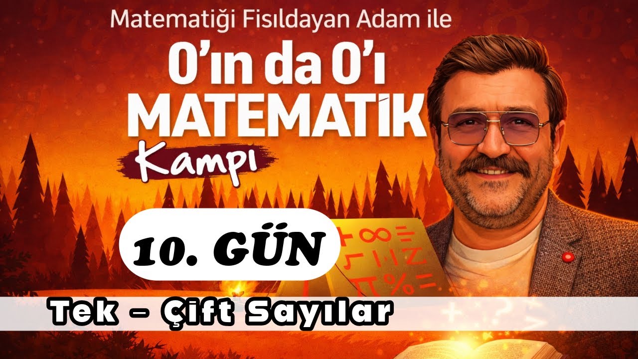 10. GÜN | Tek - Çift Sayılar | 0’ın da 0’ı Matematik Kampı | #sıfırdan #0dan |
