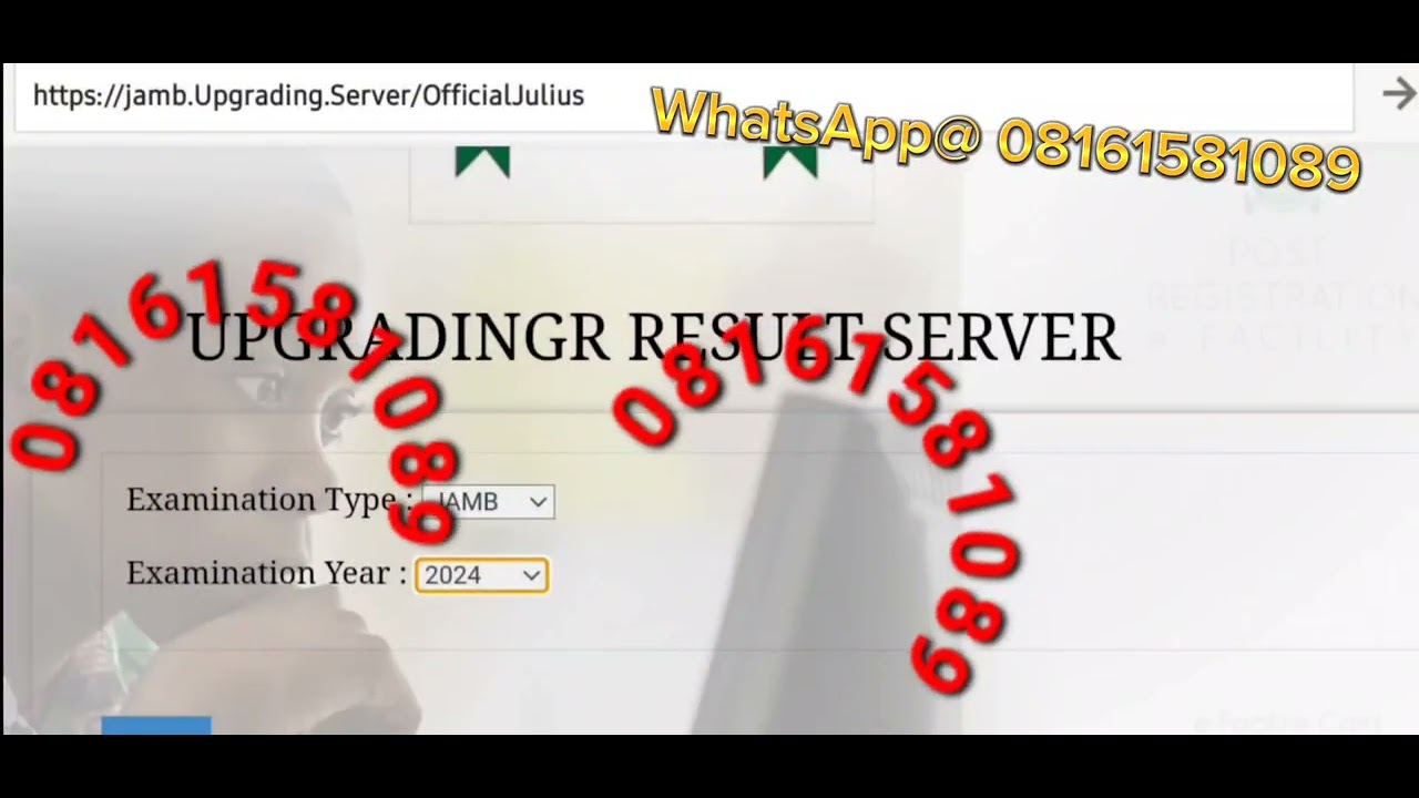 Upgrade 2024 JAMB Result/Upgrade JAMB 2024 Score