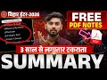 Summary अभी छाप लो ~ 6 फरवरी 🔥| summary writing in english | Vvi Summary 2026 