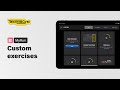 Technogym myrun  focus on training with custom exercises