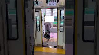 【ドア方式変更】E233系2000番台マト5編成 ドア開閉シーン #jr #鉄道 #e233系 #常磐線 #常磐線各駅停車 #千代田線 #ドア開閉 #マト5