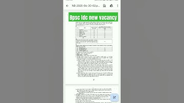 bpsc ldc vacancy update