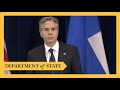 Secretary of State Antony J. Blinken holds a joint press availability