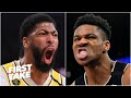 Giannis or Anthony Davis: Which NBA star would you rather have in the playoffs? | First Take