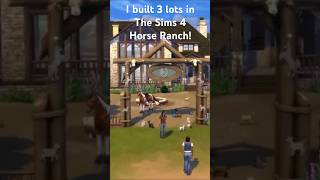🤠🐎I built 3 lots for #TS4HorseRanch!🐴🐑#sims4 #thesims4 #sims #thesims #thesims#Ad #SponsoredbyEA