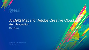 ArcGIS Maps for Adobe Creative Cloud: An Introduction