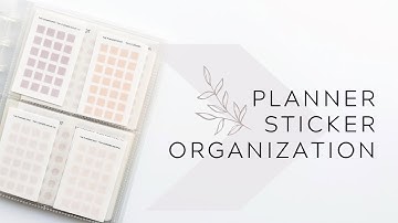 planner sticker organization | most used stickers