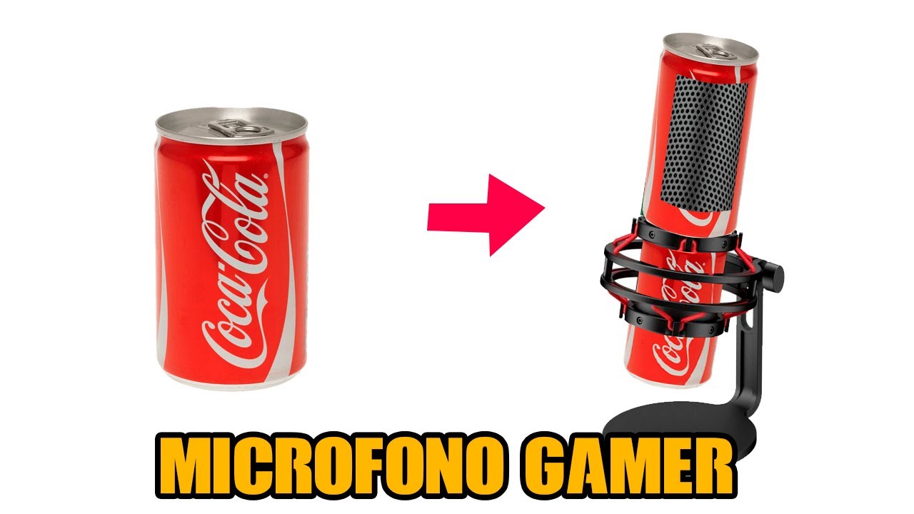 COMO HACER UN MICRÓFONO GAMER CASERO - MUY FÁCIL 🎤 