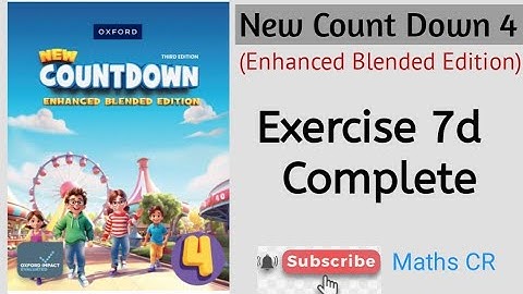 Oxford CountDown level 4 Exercise 7d complete