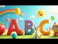 ABC Alphabet Song for Kids 🎵 | A for Apple 🍎 B for Ball 🏀 | Learn Letters with Fun Animation!