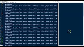 Python ReadCSV Bitcoin