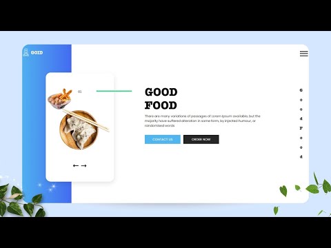 Make a Stunning Responsive Restaurant Website Using HTML & CSS | Food Website Design