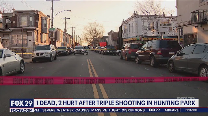 1 dead, 2 hurt after triple shooting in Hunting Park