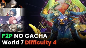 Abundant Ebon Deer World 7 Difficulty 4 Guide | F2P No Gacha | Simulated Universe - Honkai Star Rail