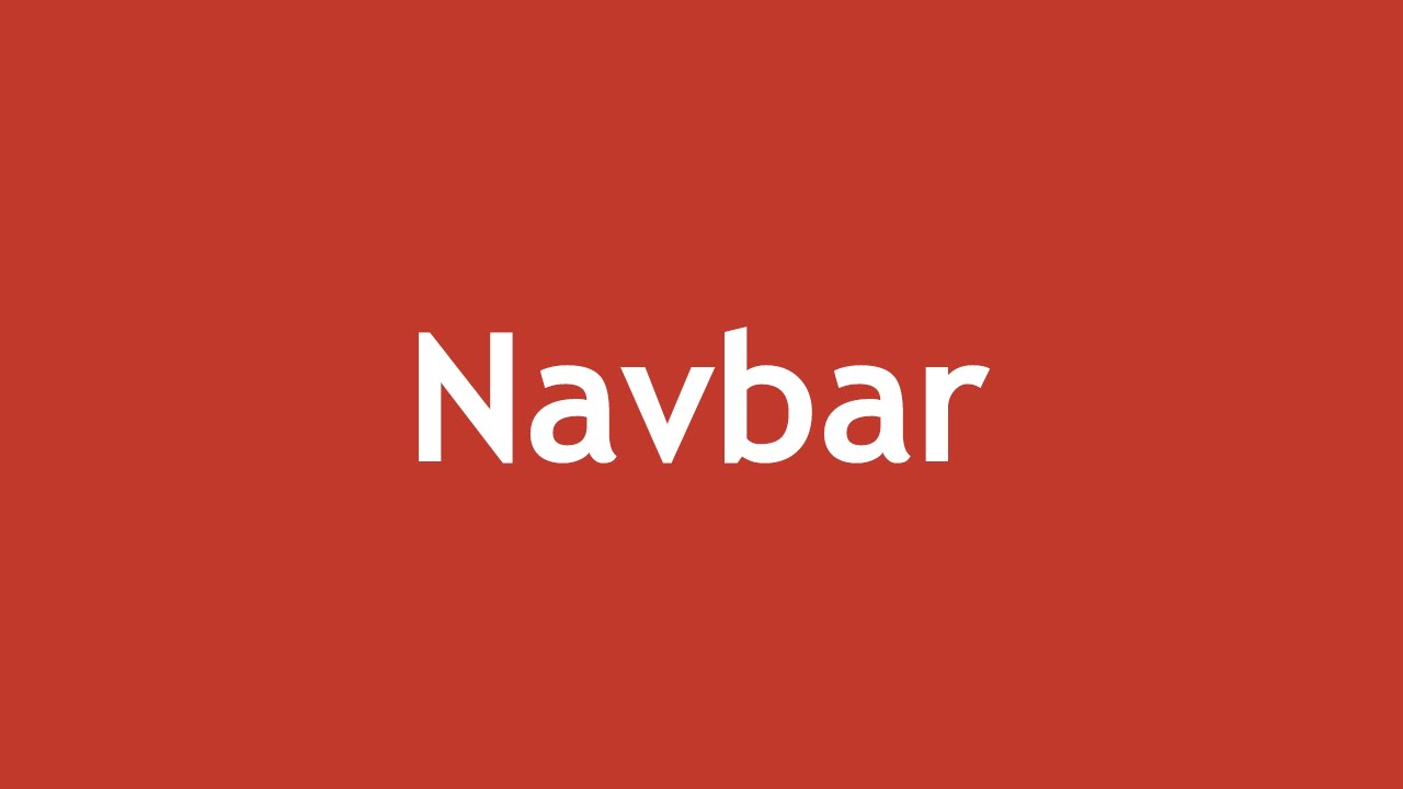 [ Arabic Tutorial Create Template 2 ] #03 - Create The Navbar