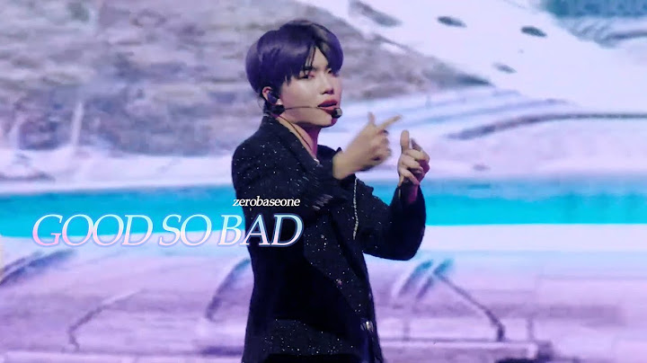 제로베이스원(ZEROBASEONE) - GOOD SO BAD│ZEROBASEONE The 4th Mini Album [CinemA ParadisE] FAN SHOWCASE
