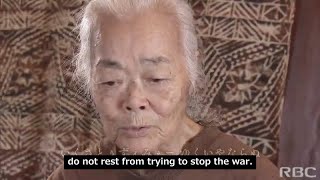 Setsuko Yamazato (85) witnesses the JGSDF deployment on Ishigaki Island.