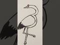 Very Easy Bird Drawing 🚀 | Simple Marker Art for Beginners ✨