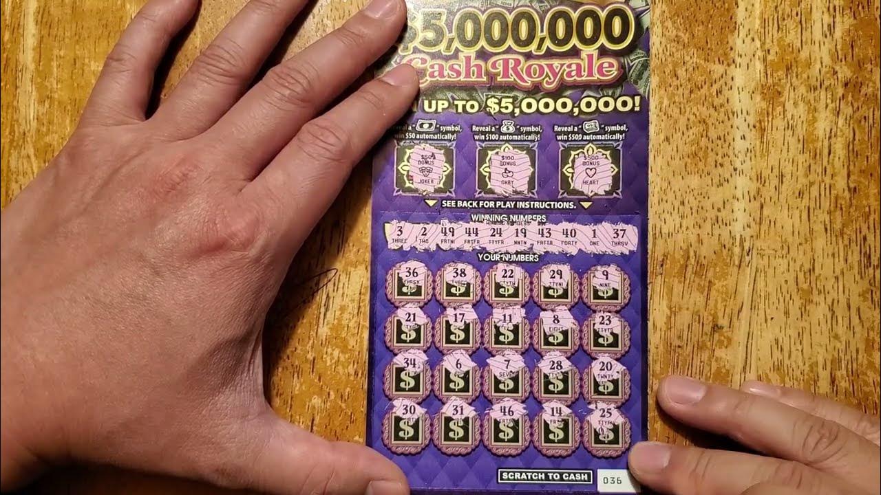 20 5Mil Cash Royale Scratch off YouTube