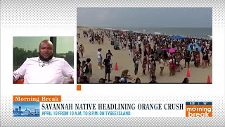 SAVANNAH NATIVE HEADLINING ORANGE CRUSH