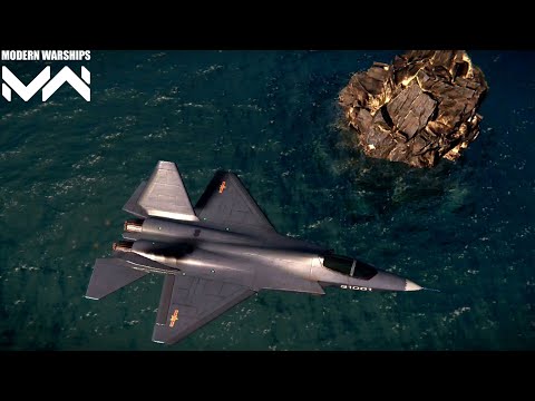 Modern Warships: J-35  Total Damage Test |Alpha Test Missiles Change