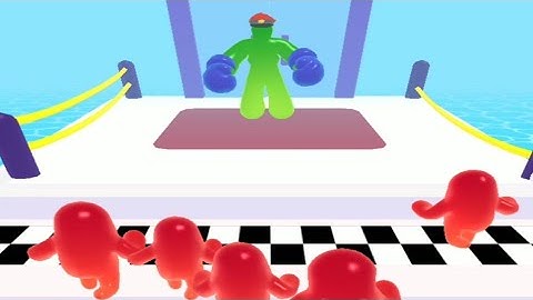 playing Tiktok videos gameplay FBW ios, android Max level new update join blob CLASH satisfying game