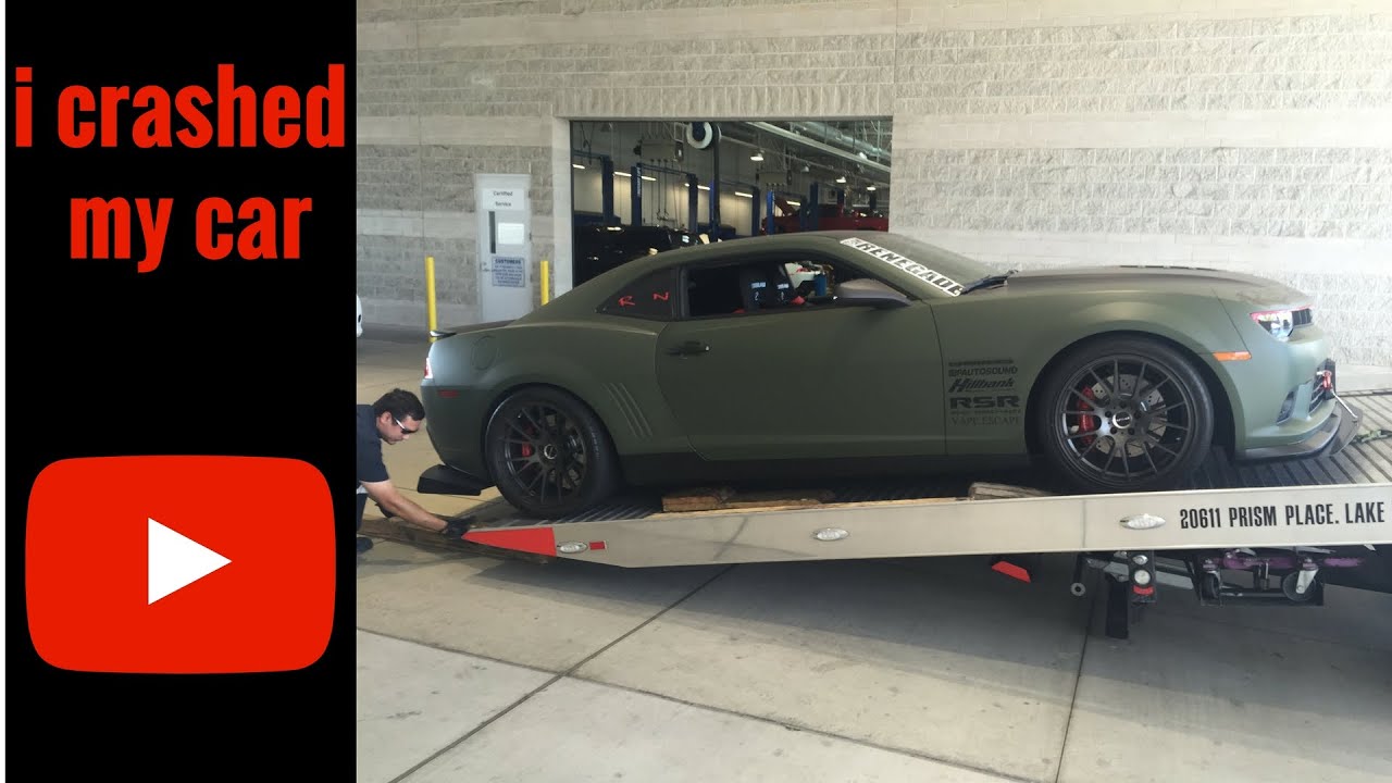 I crashed my car vlog #29 - YouTube