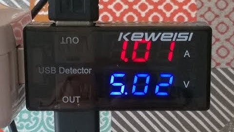Keweisi USB voltage and current meter - review