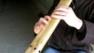 Native American-style E Minor Drone Flute By Kuzin Bruce - Tunnel Improvisation #1