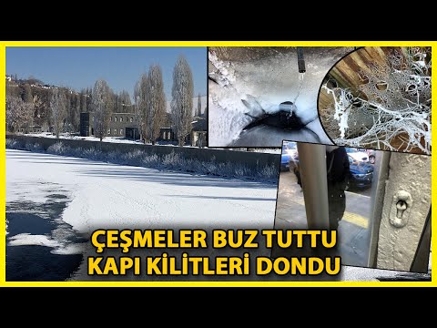 Ardahan Buz Kesti; Eksi 24,8 Derece