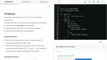 Redistributing Chocolates || starters 76 #codechef #solution  || 1st fab 2023