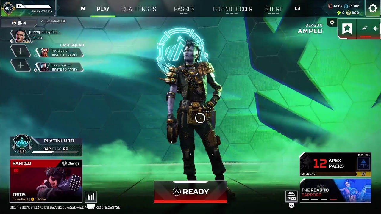 Apex Legends(2025) Season 27 Shift 2 PT2 Ranked "Platinum 3 To Platinum 2" Loba {PS5-120FPS} [QHD