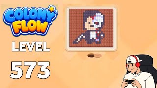 Colony Flow level 573 walkthrough gameplay Solution(New Update)