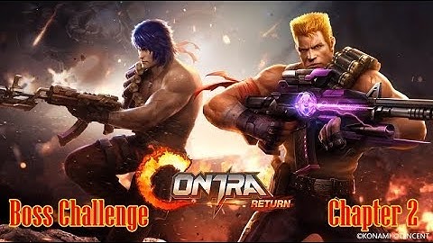 Contra Return - Boss Challenge Chapter 2 - Gameplay Walkthrough