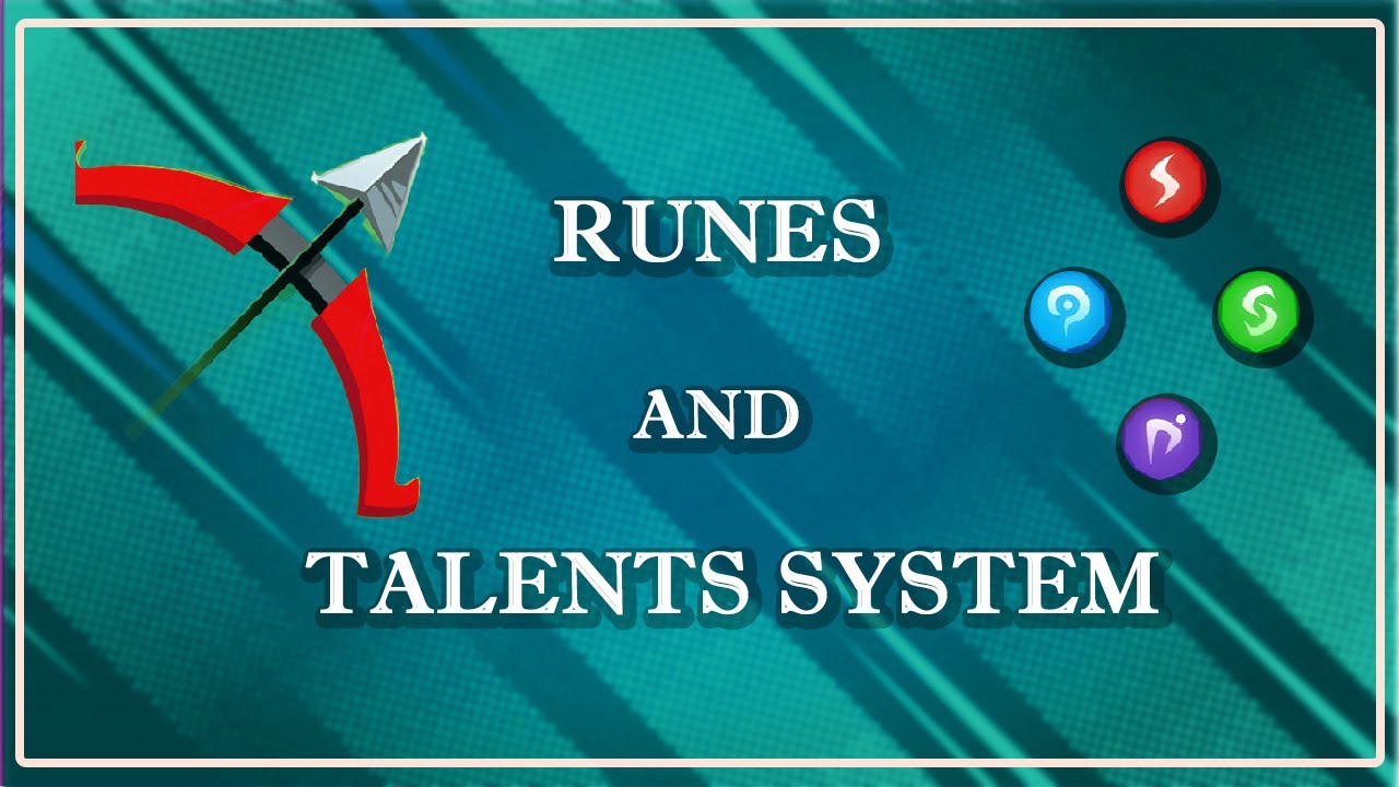 ARCHERO Runes and Talents System Explained!! Keep an eye for Luck Rune